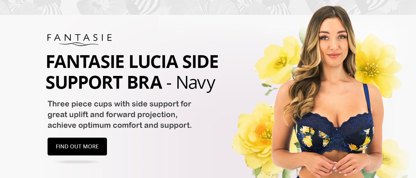 Fantasie Lucia side support bra - Navy