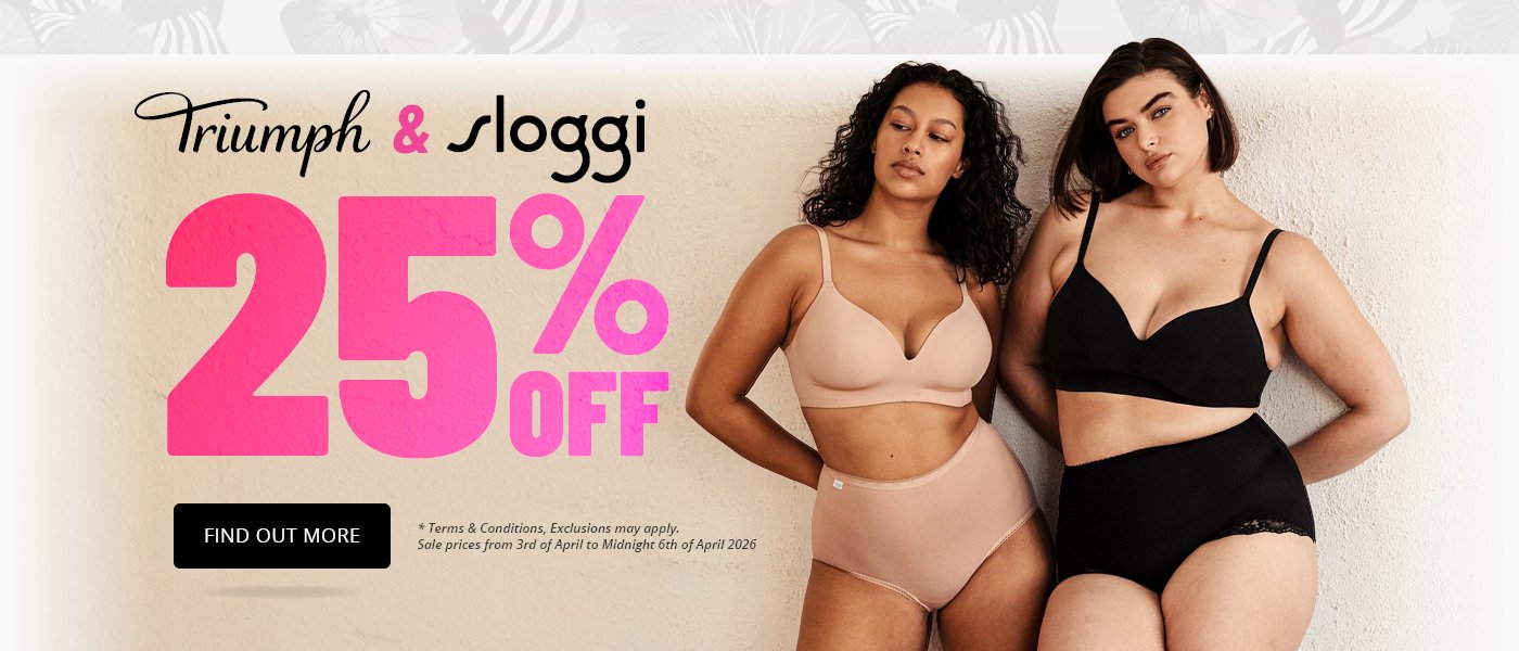 Triumph & Sloggi 25% OFF