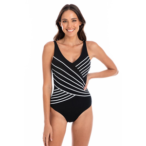 TOGS Chlorine Resistant Cross Over One Piece