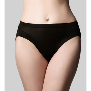 The Knicker Bamboo Hi Cut Brief 