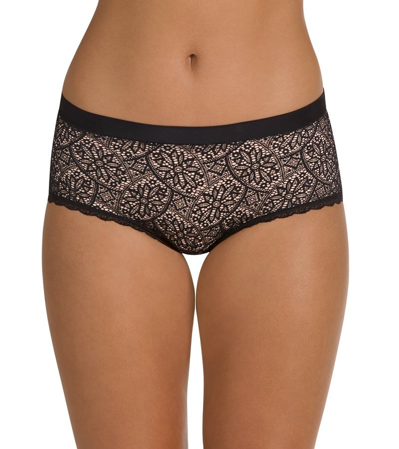 Barely There Lace Full Brief - BRIEFS-Everyday Briefs : Hot Gossip