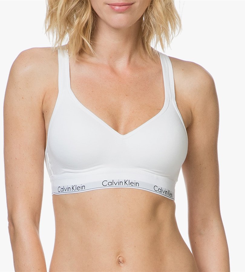 Calvin Klein Modern Cotton Padded Bralette - Wireless Bras, Post Op Bra