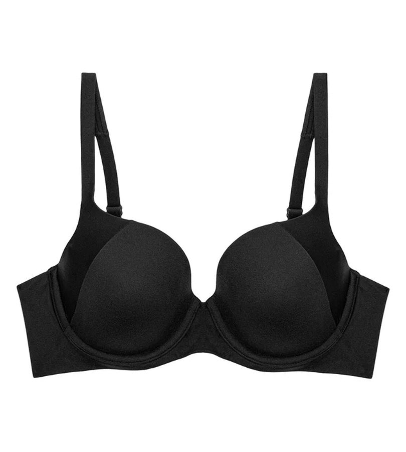 Buy Triumph Black Self Design Medium Coverage Bralette Bra for Women's  Online @ Tata CLiQ