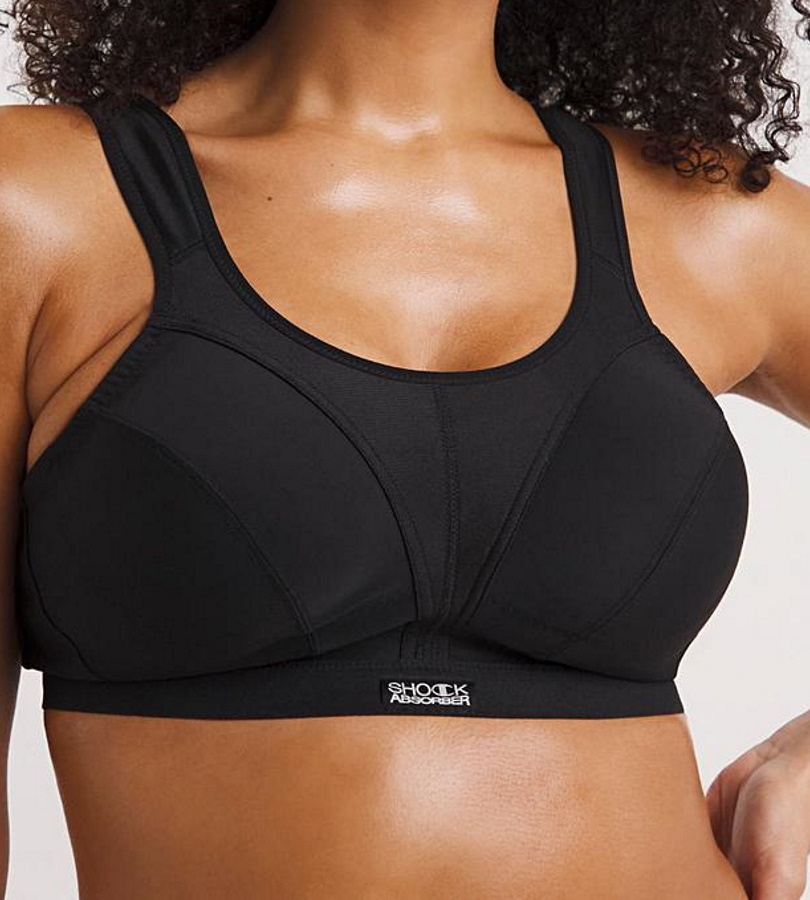 SHOCK ABSORBER D+ MAX SPORTS BRA BRAND NEW WITH TAGS 28H BLACK