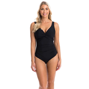 TOGS Twist Ruched Front One Piece