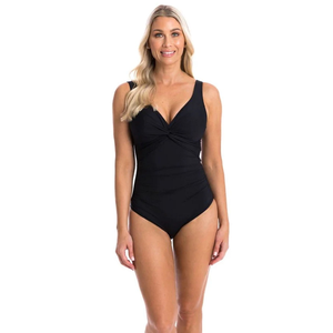 TOGS Twist Ruched Front One Piece