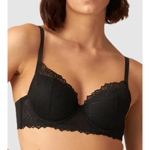 Naturana  Recycled Lace Lined Underwire Bra