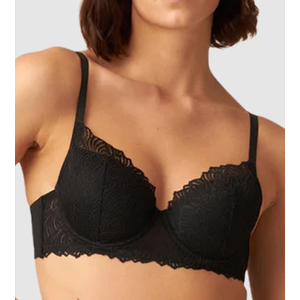 Naturana  Recycled Lace Lined Underwire Bra