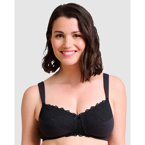 Sans Complexe Ava Organic Cotton & Lace Wireless Mastectomy Bra