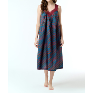 Arabella Lace Front  Sleeveless Nighty